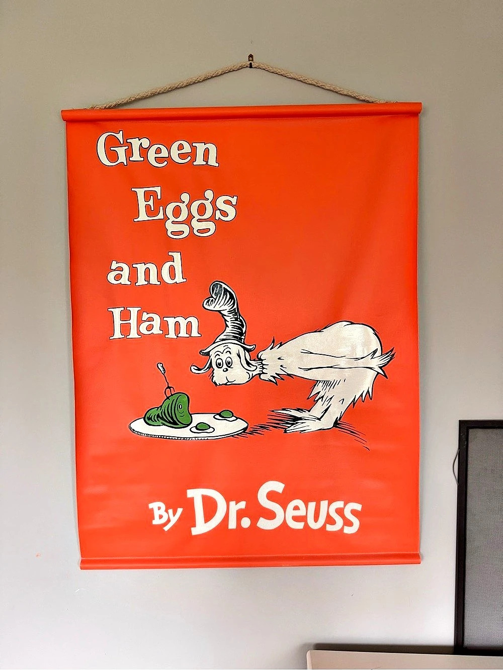 PBK Dr. Seuss Green Eggs and Ham Hanging Wall Banner
